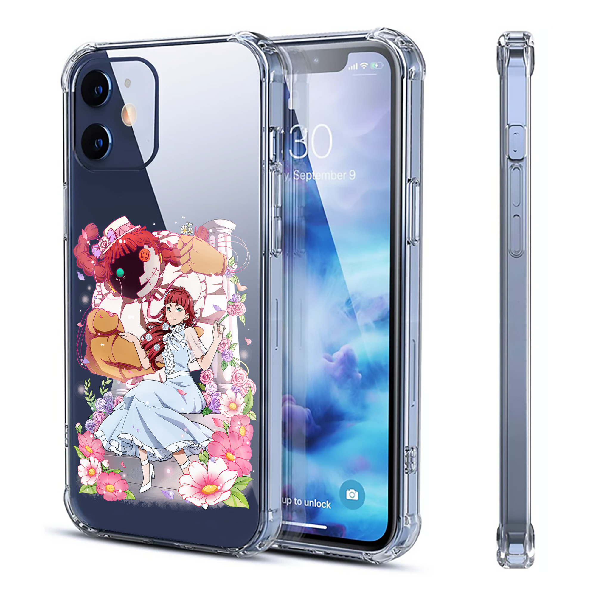 （画像用） 文豪ストレイドッグス Bungo Stray Dogs 【iPhone 12シリーズ対応】透明スマホケース（クリアソフトケース）